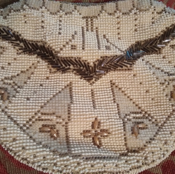 Vintage Beaded Wristlet/Clutch - Picture 3 of 6